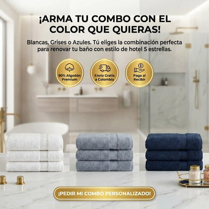 COMBOS TOALLAS PREMIUM