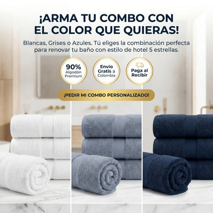 COMBOS TOALLAS PREMIUM