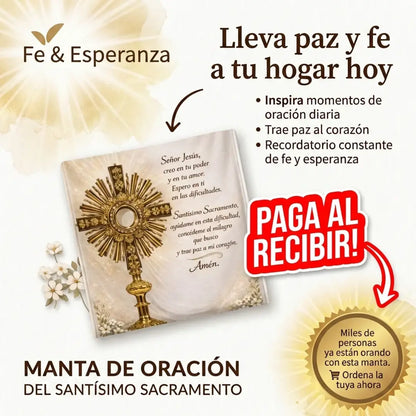 MANTA DE ORACION AL SANTISIMO SACRAMENTO